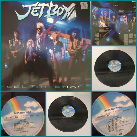 VINTAGE/RETRO LP-VINYL "JETBOY/FEEL THE SHAKE 1988"