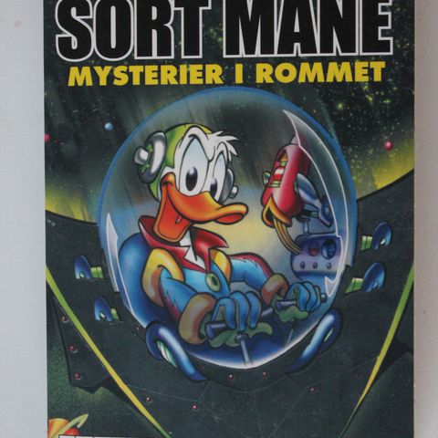 Tema pocket  Nr 43 Donald Duck sorte måne mysterier i rommet   516 sider