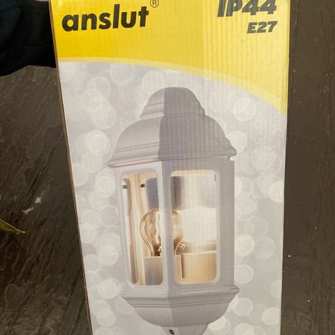 Utendørslampe 2 stk