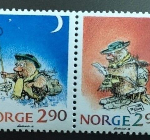 Norge 1988 Ludvig, NK 1056 og NK 1057. Postfrisk