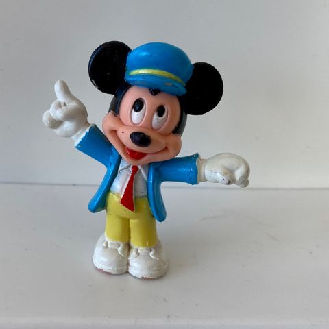 Vintage Disney Mikke Mus som lokfører