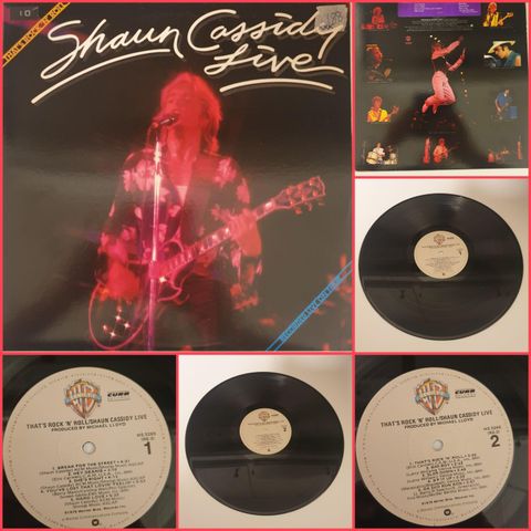 VINTAGE/RETRO LP-VINYL "THAT'S ROCK N ROLL/SHAUN CASSIDY LIVE 1979"