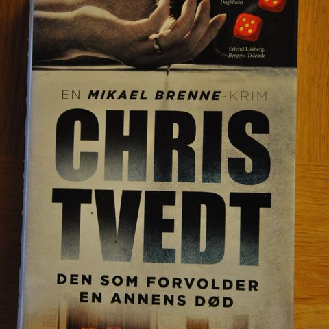 Den som forvolder en  annens død.  Chris Tvedt. Innb. (11) . Sendes