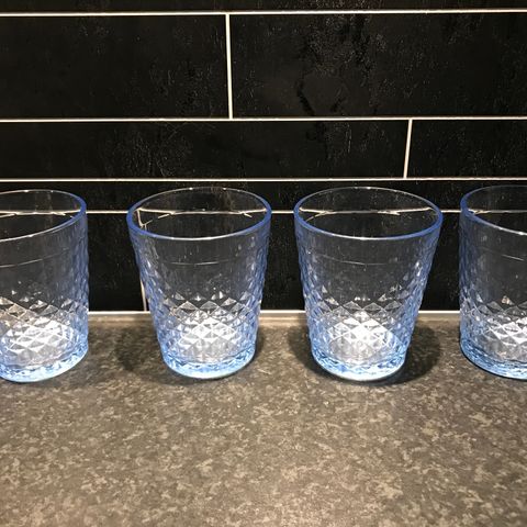 4 stk vintage IKEA glass made in USA.