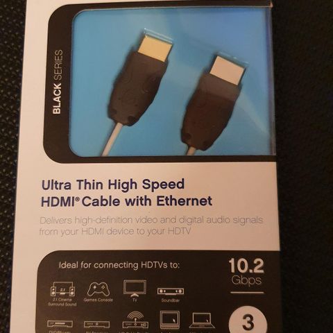 Ultra thin High Speed 3m HDMI kabel