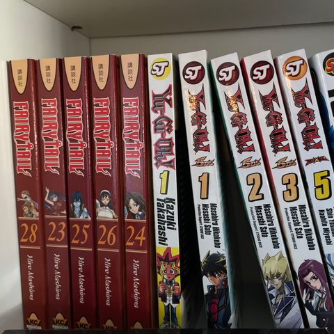 Manga Fairy Tail, Yu-gi-oh og Toriko
