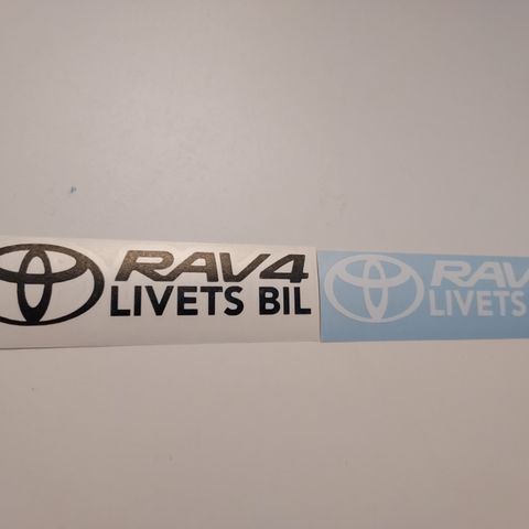 Toyota RAV4 sticker