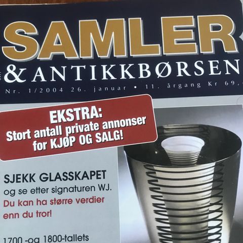 Mange eldre årganger av SAMLER & ANTIKKBØRSEN