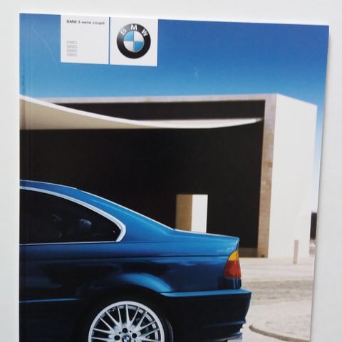 2000 BMW 3 - Serie Coupe -brosjyre.