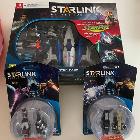 Starlink Battle for Atlas starpack + 2x våpenpakke