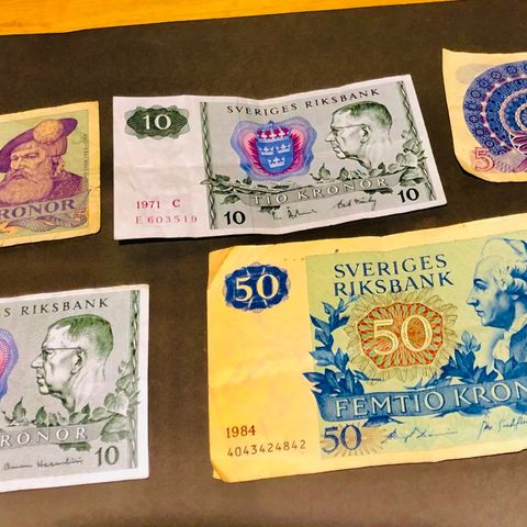 Svenske sedler