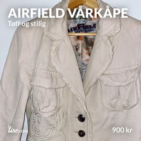 AirField vårkåpe - tøff og vårlig!