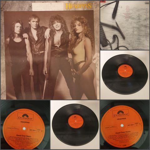 VINTAGE/RETRO LP-VINYL "HEADPINS/HEAD OVER HEELS 1985"