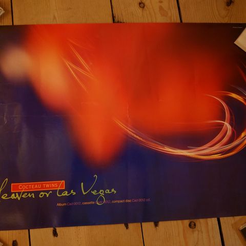 Cocteau Twins Heaven Or Las Vegas poster / plakat selges!