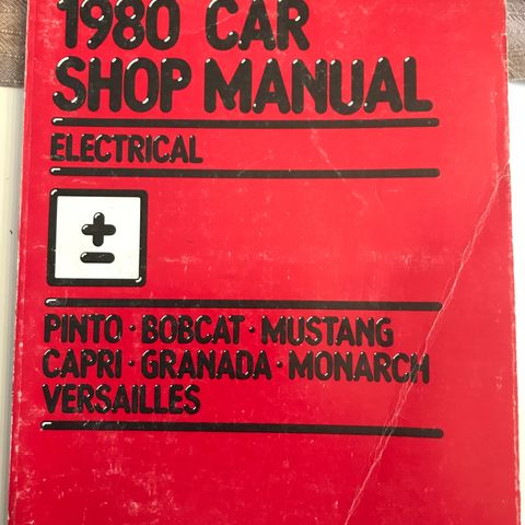 Shop manual Ford