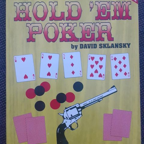 HOLD 'EM POKER - David Sklansky. SOM NY!