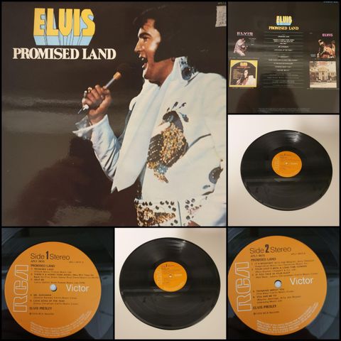 VINTAGE/RETRO LP-VINYL "ELVIS/PROMISED LAND 1974"