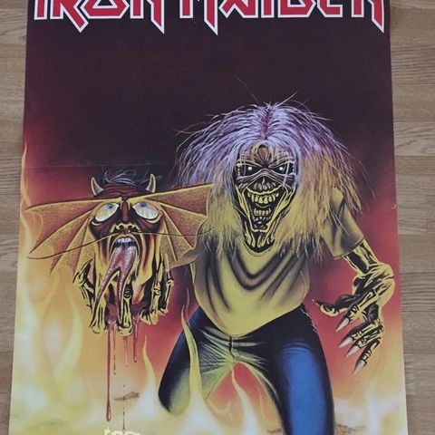 Iron Maiden - 3 stk. Minerva plakatar/ posters frå 80-talet