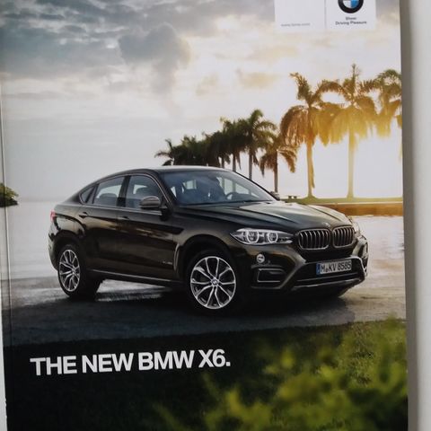2014 BMW X6 -brosjyre.
