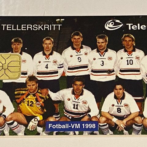 Telekort - Fotball VM 1998