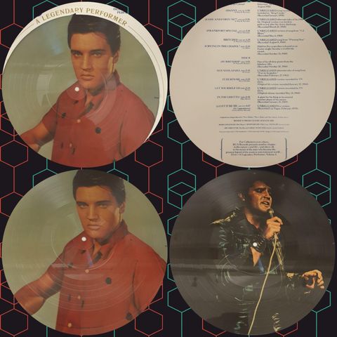 VINTAGE/RETRO LP-VINYL "ELVIS/A LEGENDARY PERFORMER 1978"