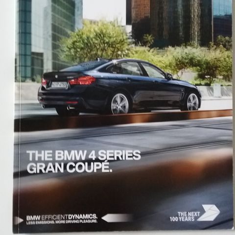 2016 BMW 4 - Serie GRAN COUPE -brosjyre.