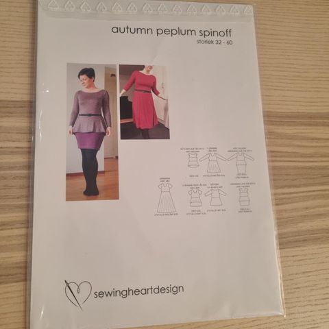 Mønster: Autumn peplum spinoff