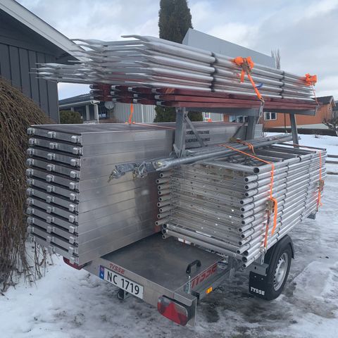 Stillashenger til leie. 120-130m3 aluminium