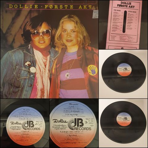 VINTAGE/RETRO LP-VINYL "DOLLIE/FØRSTE AKT 1980 "
