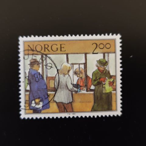 Frimerker stemplet, Norge. 1984-85.