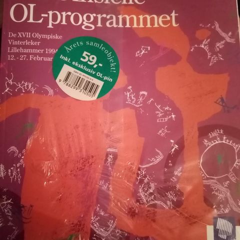 Offisielt OL program Lillehammer 1994