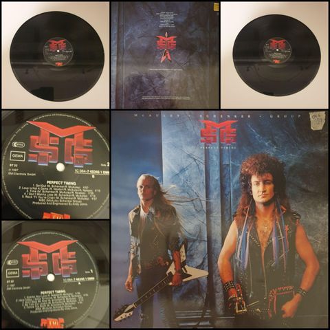 VINTAGE/RETRO LP-VINYL "MCAULEY SCHENKER GROUP/PERFECT TIMING 1987 "