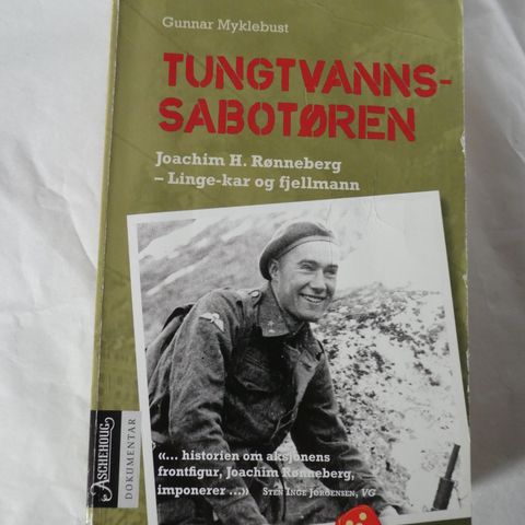 Tungtvannssabotøren Joachim H. Rønneberg