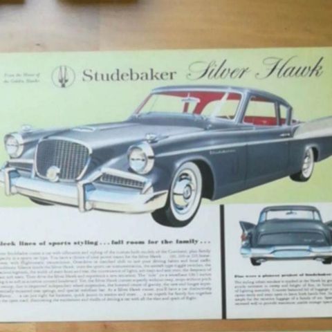 Studebaker brosjyre.