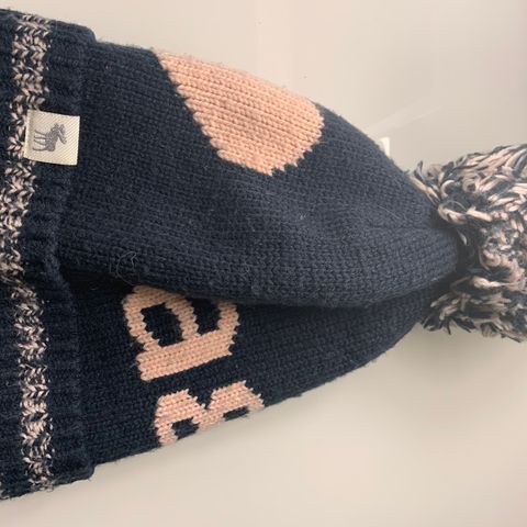 Abercrombie & Fitch lue marineblå med rosa detaljer