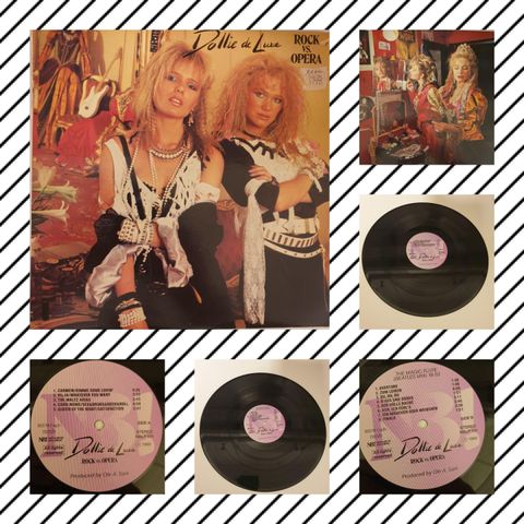 VINTAGE/RETRO LP-VINYL "DOLLIE DE LUXE/ROCK VS. OPERA 1985 "