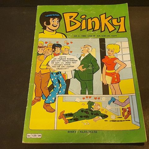 Binky tegneserie lott