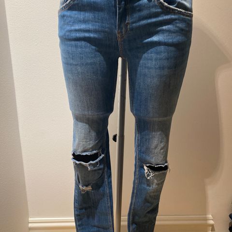 Jeans blå never denim BikBok JP kick cs true 52