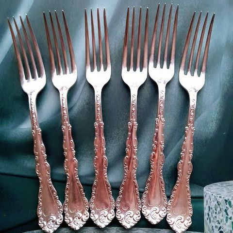 Vintage  sølvplett bestikk/gafler 6 stk