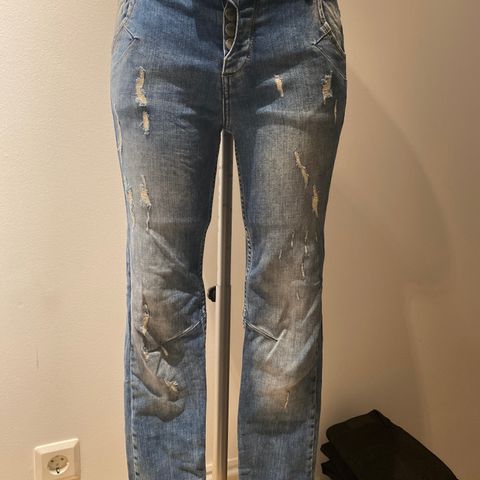 Jeans blå Denim hunter fibbie free