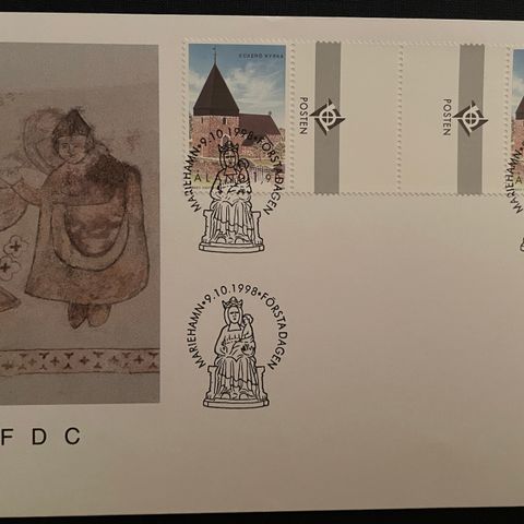 Åland 1998: .  FDC gutterpar, AFA 148