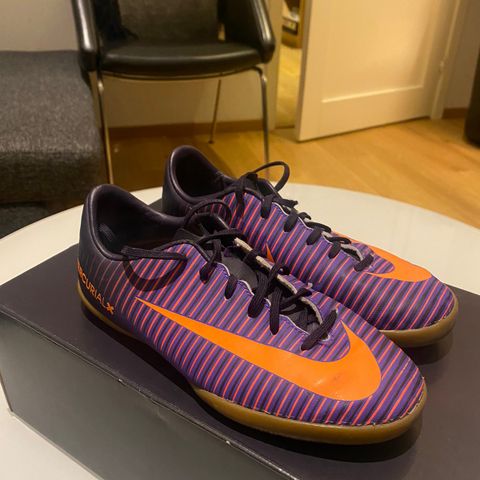 Nike Mercurial X innendørs/fotballsko str 35