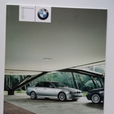 2000 BMW 5 - Serie Sedan -brosjyre.