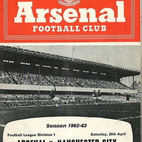 Diverse Arsenal program 1962/63, se bilder