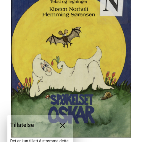 Spøkelse Oskar bildebok