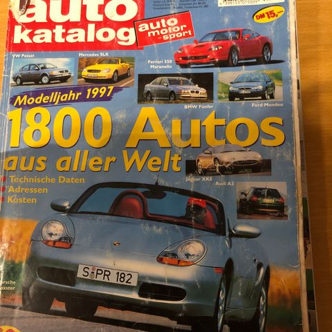 Auto Katalogen  fra Auto motor und sport  96/97 98/99 2003/2004