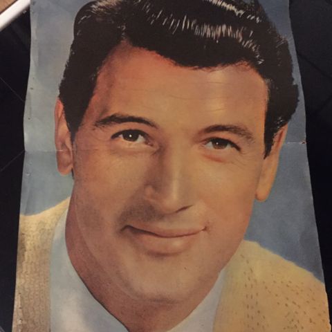 Vintage Plakat. Rock Hudson