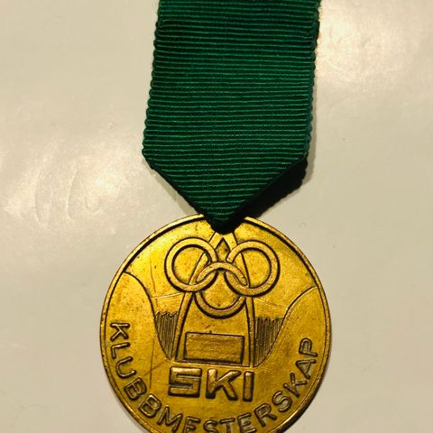 Gullmedalje fra klubbmesterskap