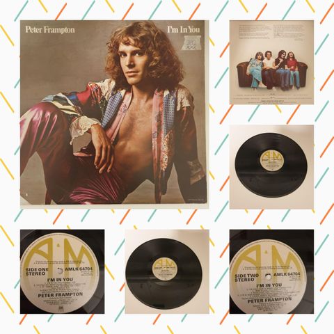 VINTAGE/RETRO LP-VINYL "PETER FRAMPTON/I'M IN YOU 1977"