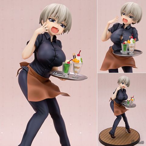 Uzaki-chan wa Asobitai! - Hana Uzaki Cafe Ver. - Anime Figurin Figur (22,5 cm)